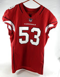 2021 Arizona Cardinals Billy Price #53 Game Issued Red Jersey 48 519