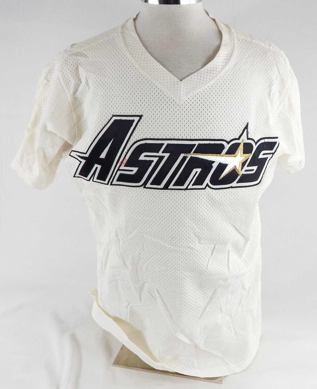 1998 Houston Astros Javier Ochoa #16 Game Used White Jersey GCL 797