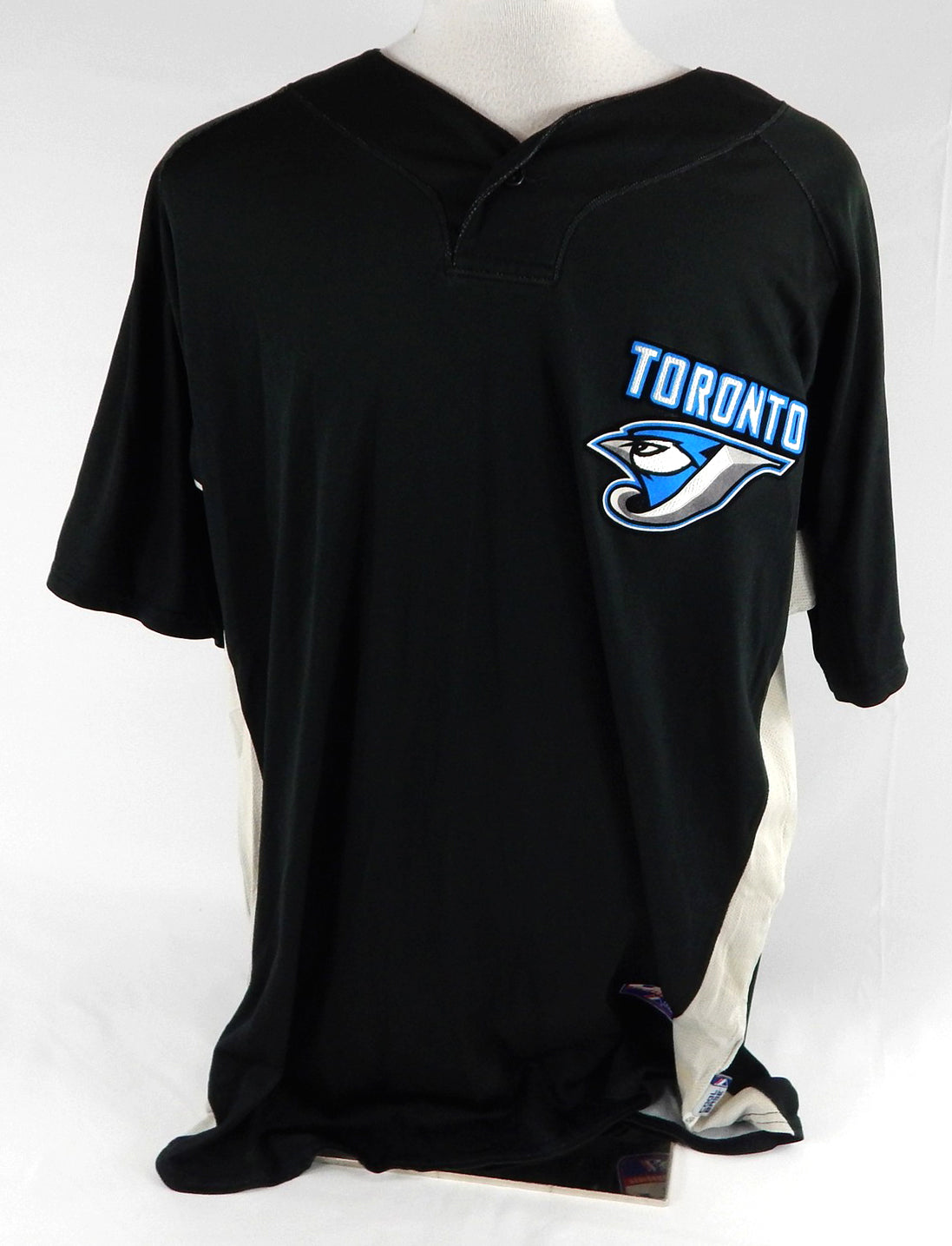 2007-10 Toronto Blue Jays #17 Game Used Black Jersey ST Batting Practice 50 709