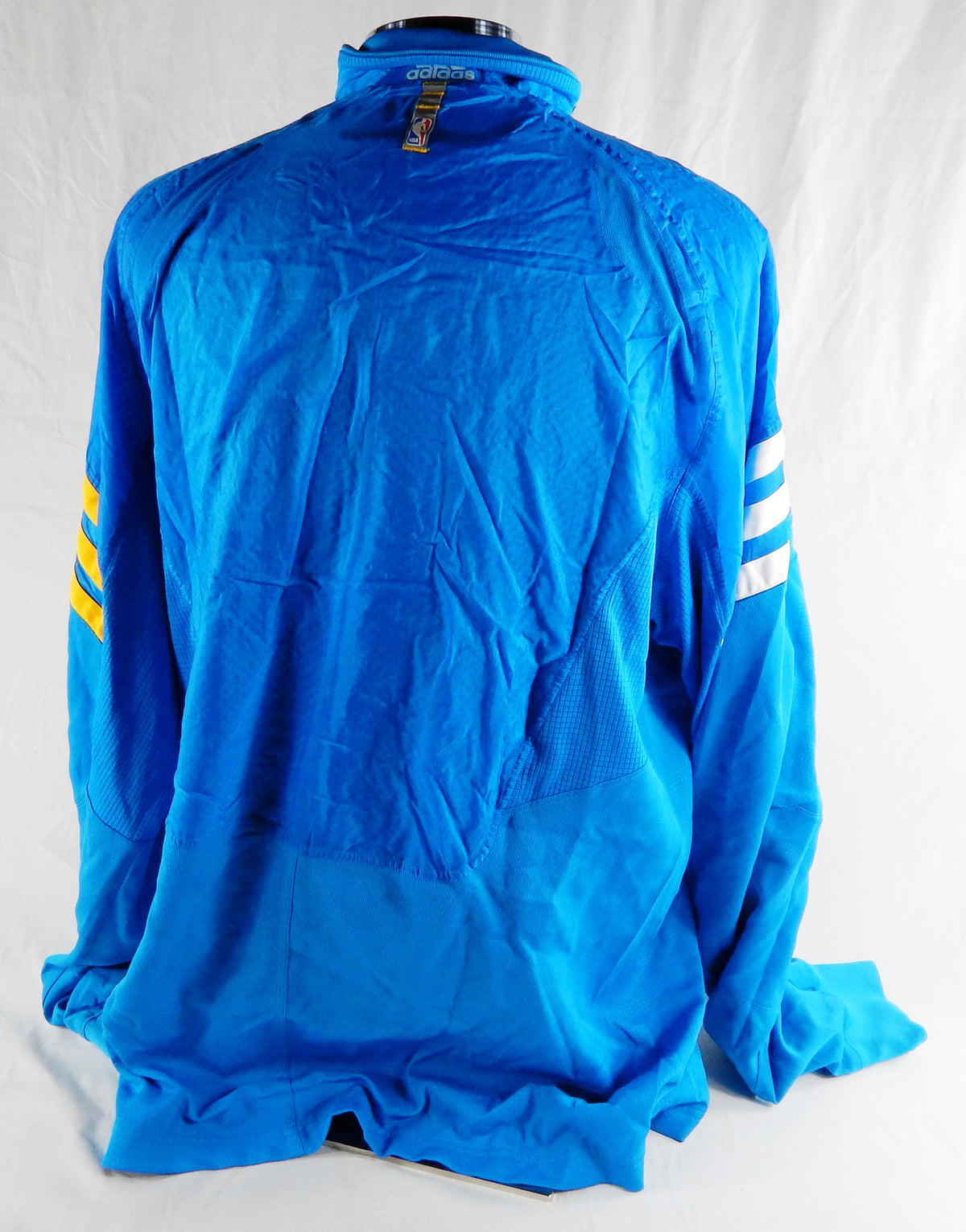 2011-12 New Orleans Hornets Gustavo Ayon #15 Game Used Blue Warm Up Jacket 1 Pic2