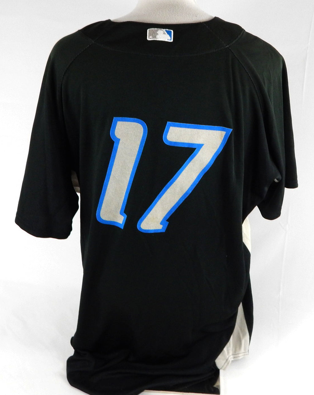 2007-10 Toronto Blue Jays #17 Game Used Black Jersey ST Batting Practice 50 709 Pic2