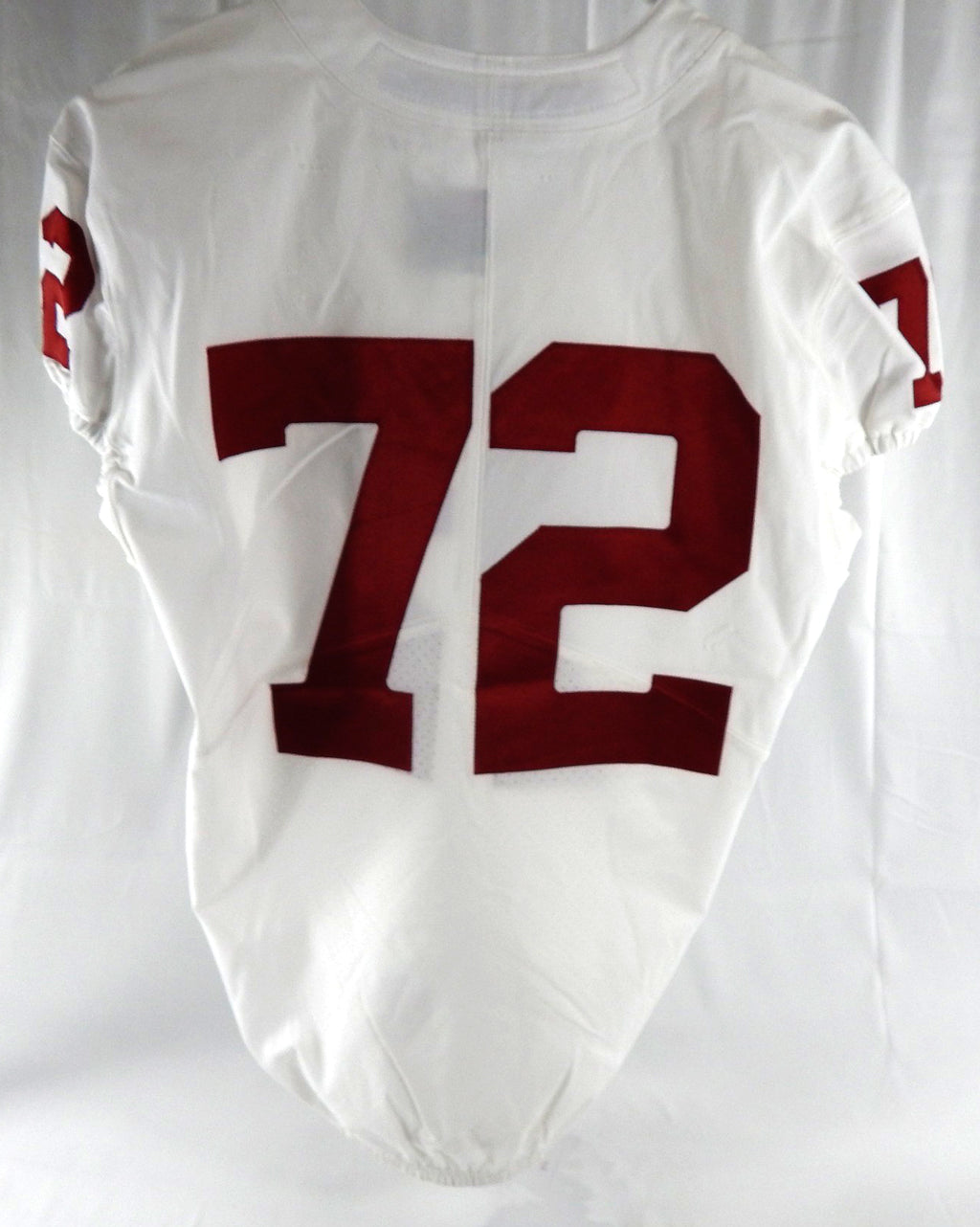 2022 Oklahoma Sooners #72 Game Used White Jersey Football NP Rem 46 181 Pic2