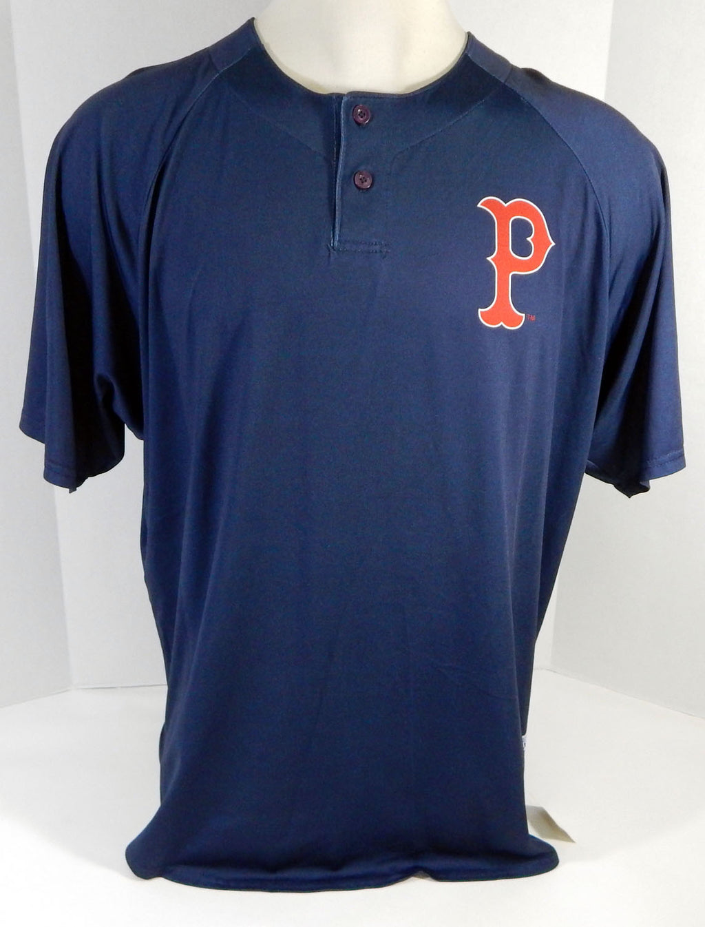 2017 Pawtucket PawSox Red Sox Brian Bogusevic #16 Game Used Navy Jersey XL 630