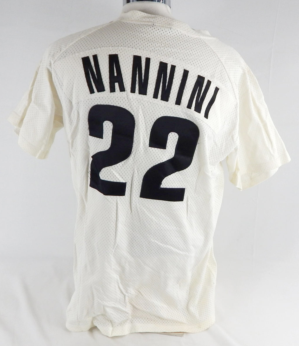 1998 Houston Astros Mike Nannini #22 Game Used White Jersey GCL 46 798 Pic2