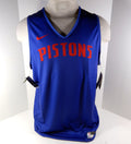 2018-19 Detroit Pistons Team Issued Blue Practice Jersey Nike AJ4730-495 XLT 84S