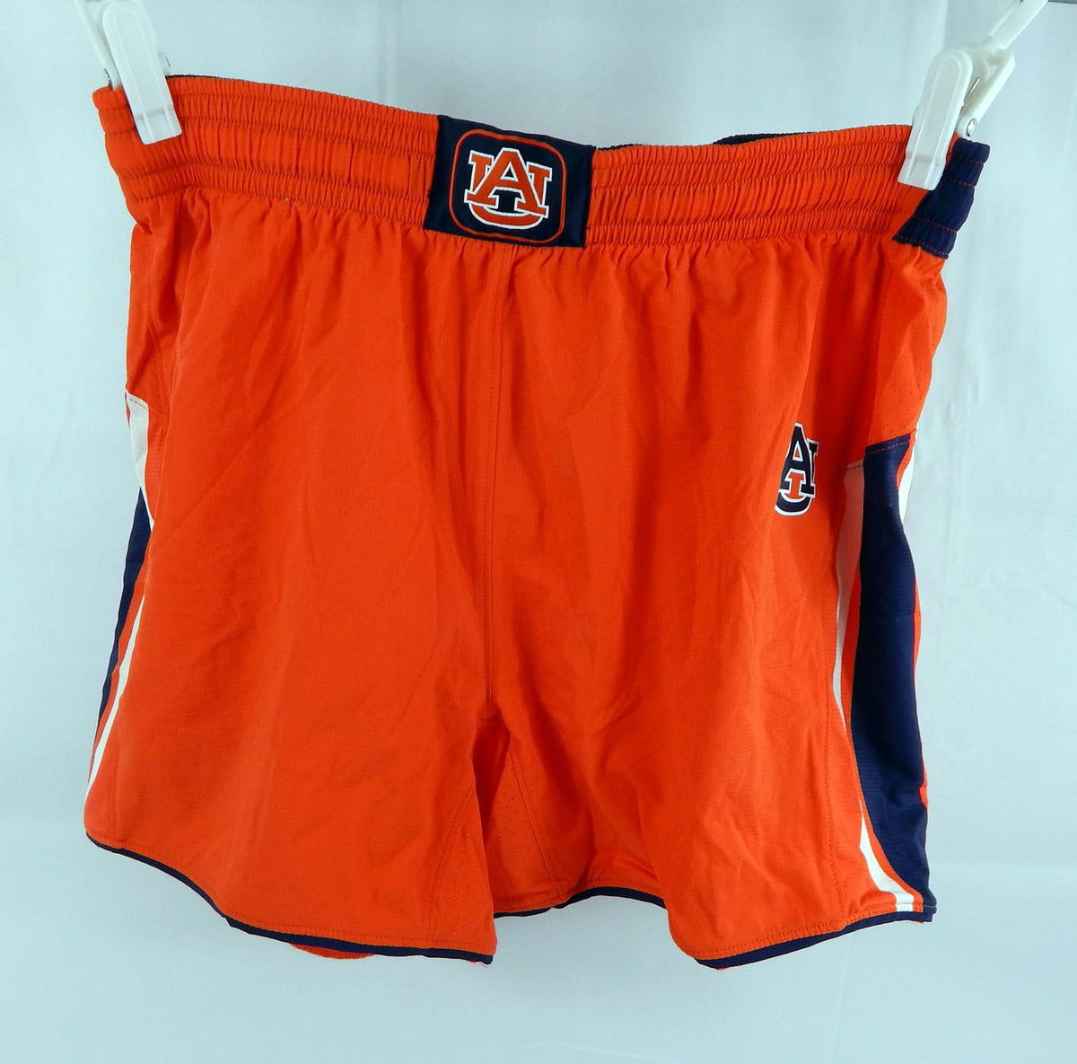 2012-13 Auburn Tigers #32 Game Used Orange Basketball Shorts M 13