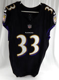 2023 Baltimore Ravens Melvin Gordon #33 Game Issued Black Jersey 40 537