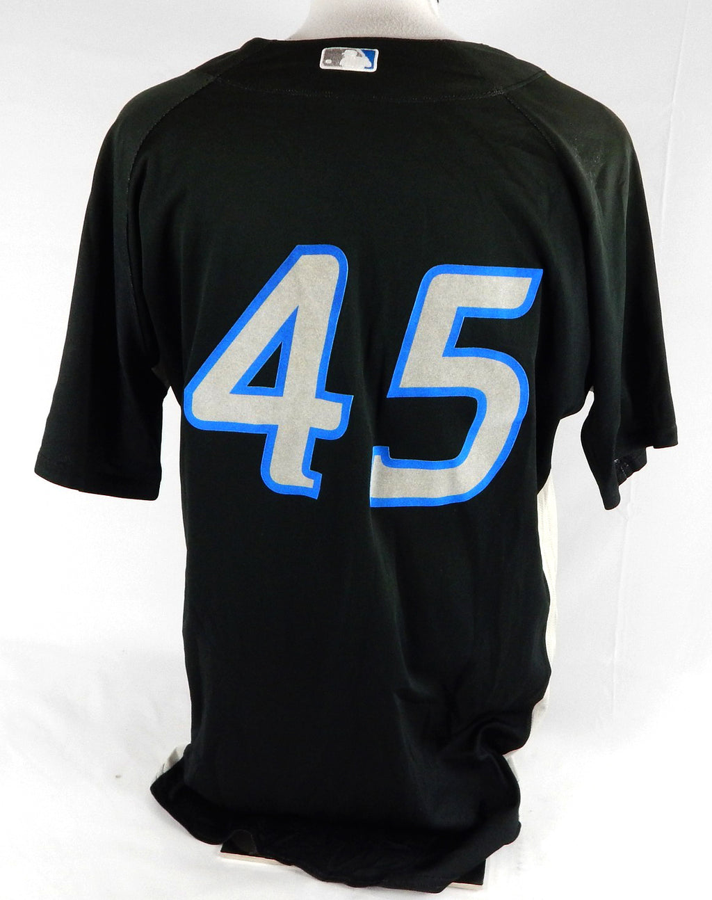 2007-10 Toronto Blue Jays #45 Game Used Black Jersey ST Batting Practice 46 711 Pic2