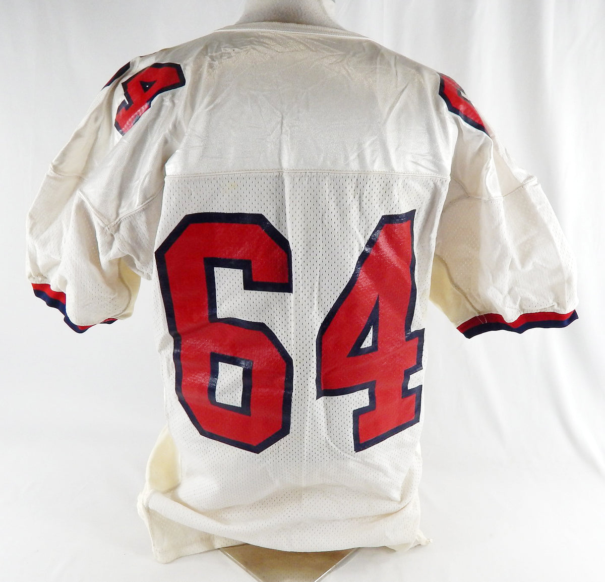 1990s Richmond Spiders #64 Game Used White Jersey Football 50 894 Pic2