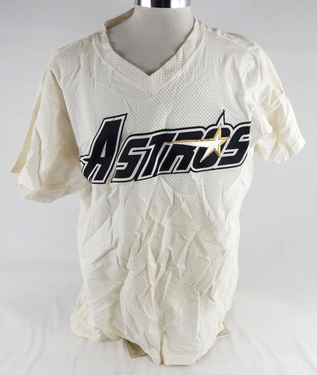 1998 Houston Astros Robert Carrillo #46 Game Used White Jersey GCL 50 801