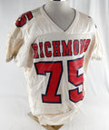 1990s Richmond Spiders #75 Game Used White Jersey Football 50 895