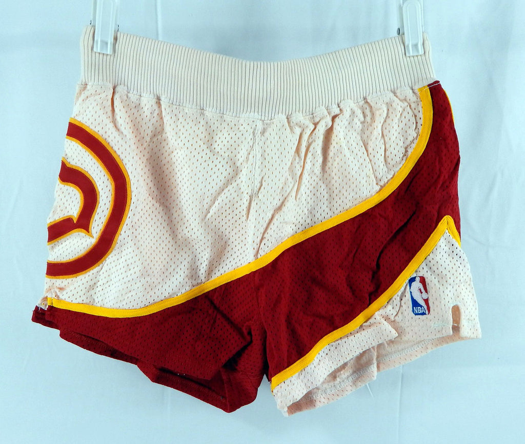 1987-88 Atlanta Hawks John Battle #12 Game Used White Shorts 34 968