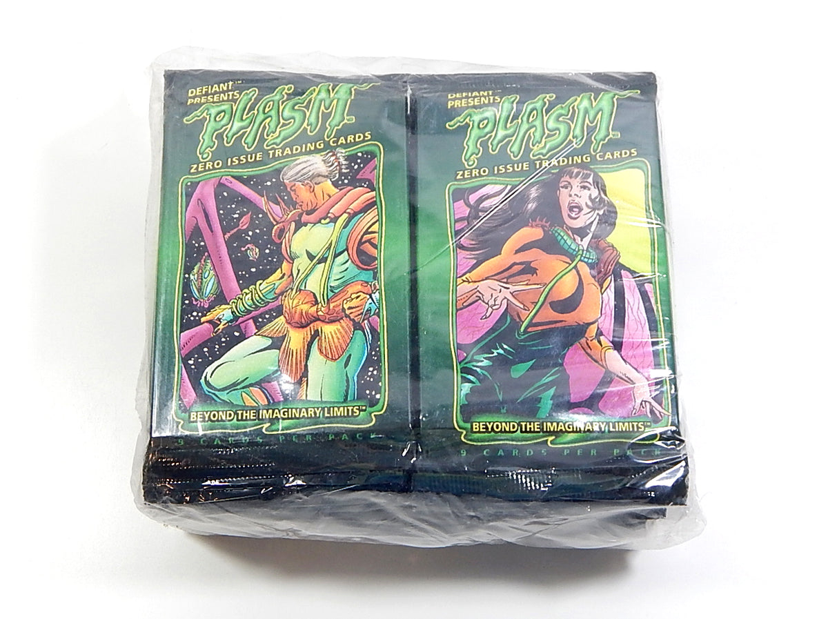Lot of (36) 1993 River Group Defiant Comics Plasm Trading Cards Sealed Packs