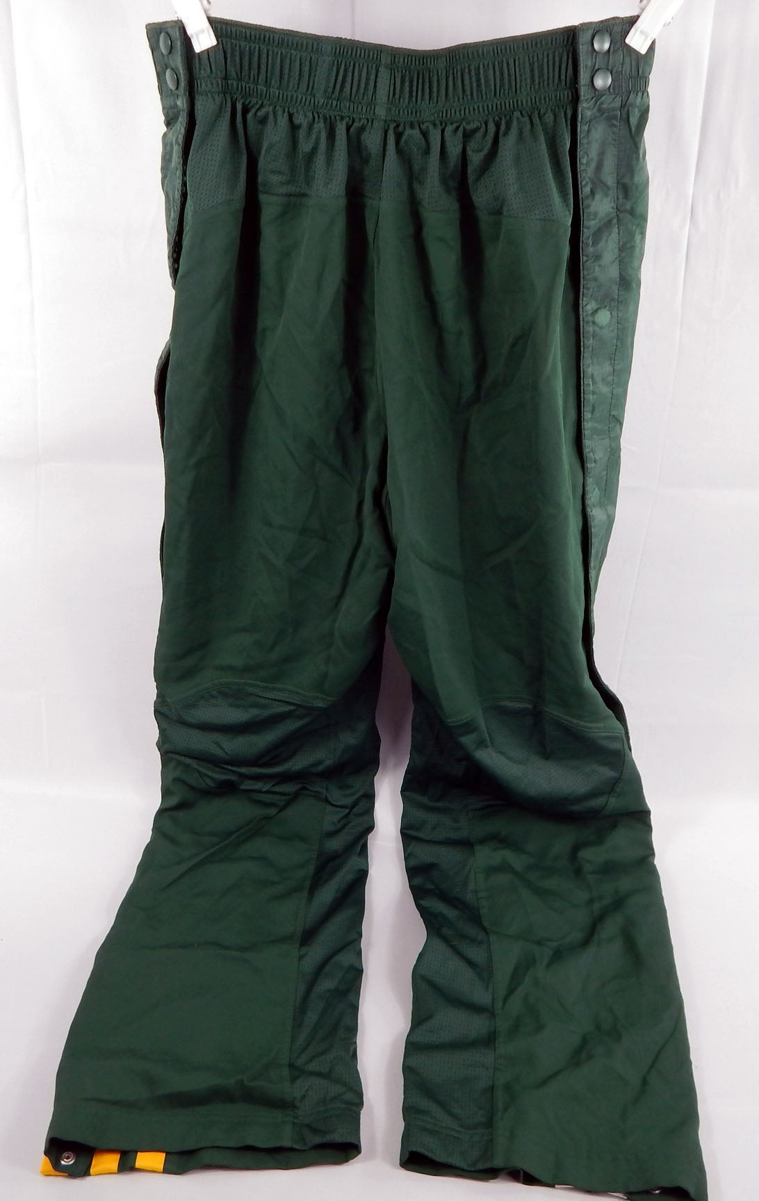2011-12 Utah Jazz #10 34 Game Used Green Warm Up Pants XL 418 Pic2