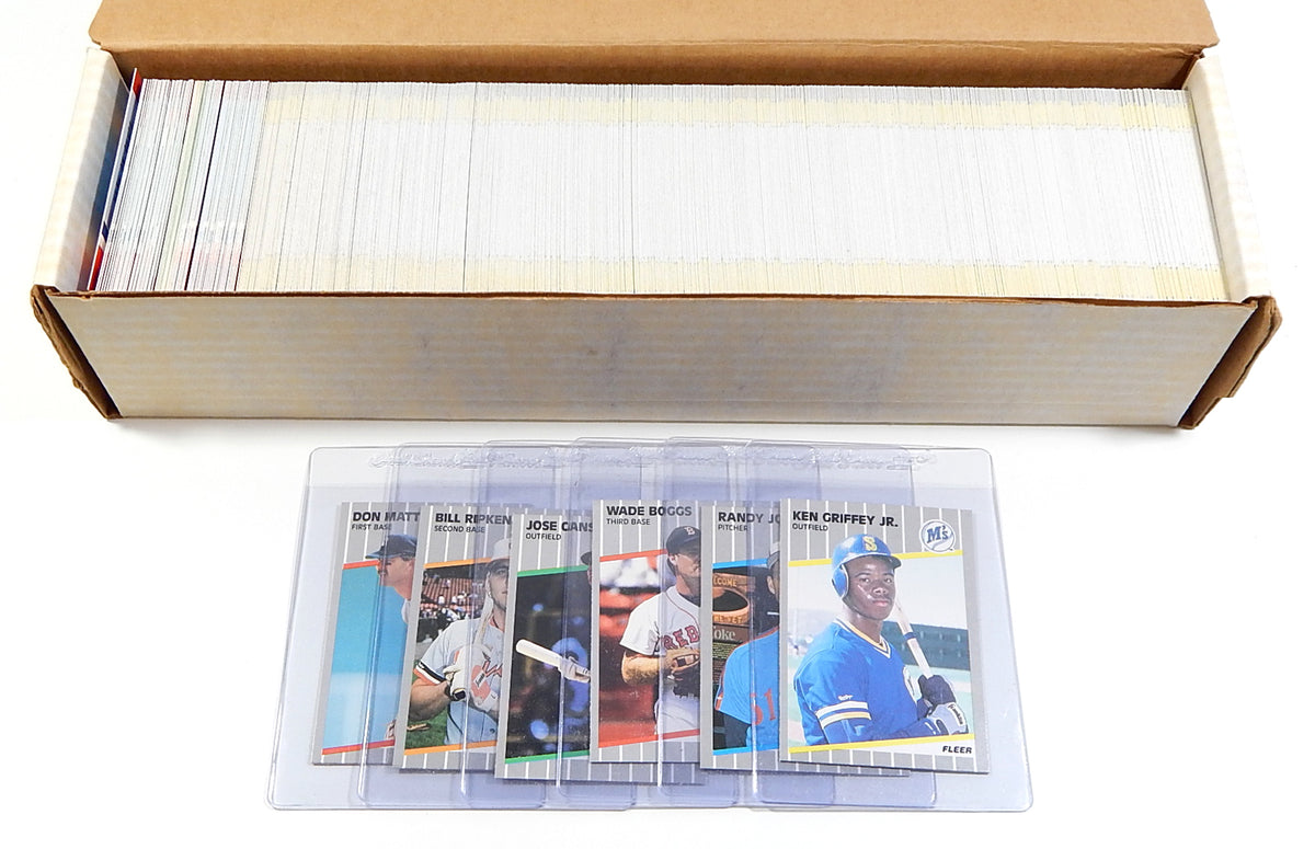 1989 Fleer Baseball Complete Set (660) Nm/Mt Ken Griffey Jr. Johnson RC's Ripken