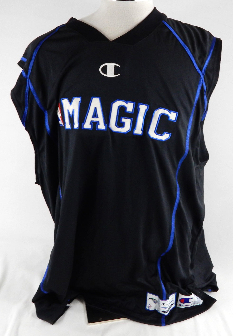1990s Orlando Magic Game Issued Black Shooting Shirt XXL 802