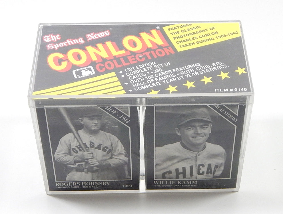 # 1991 Conlon The Sporting News Baseball Complete Set (330) Babe Ruth