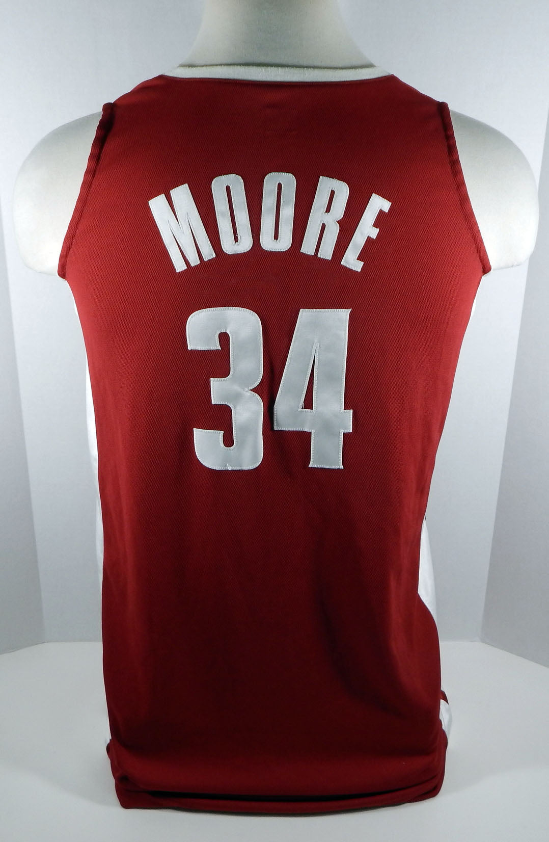 Alabama Crimson Tide Moore #34 Game Used Red Jersey BAMA00015