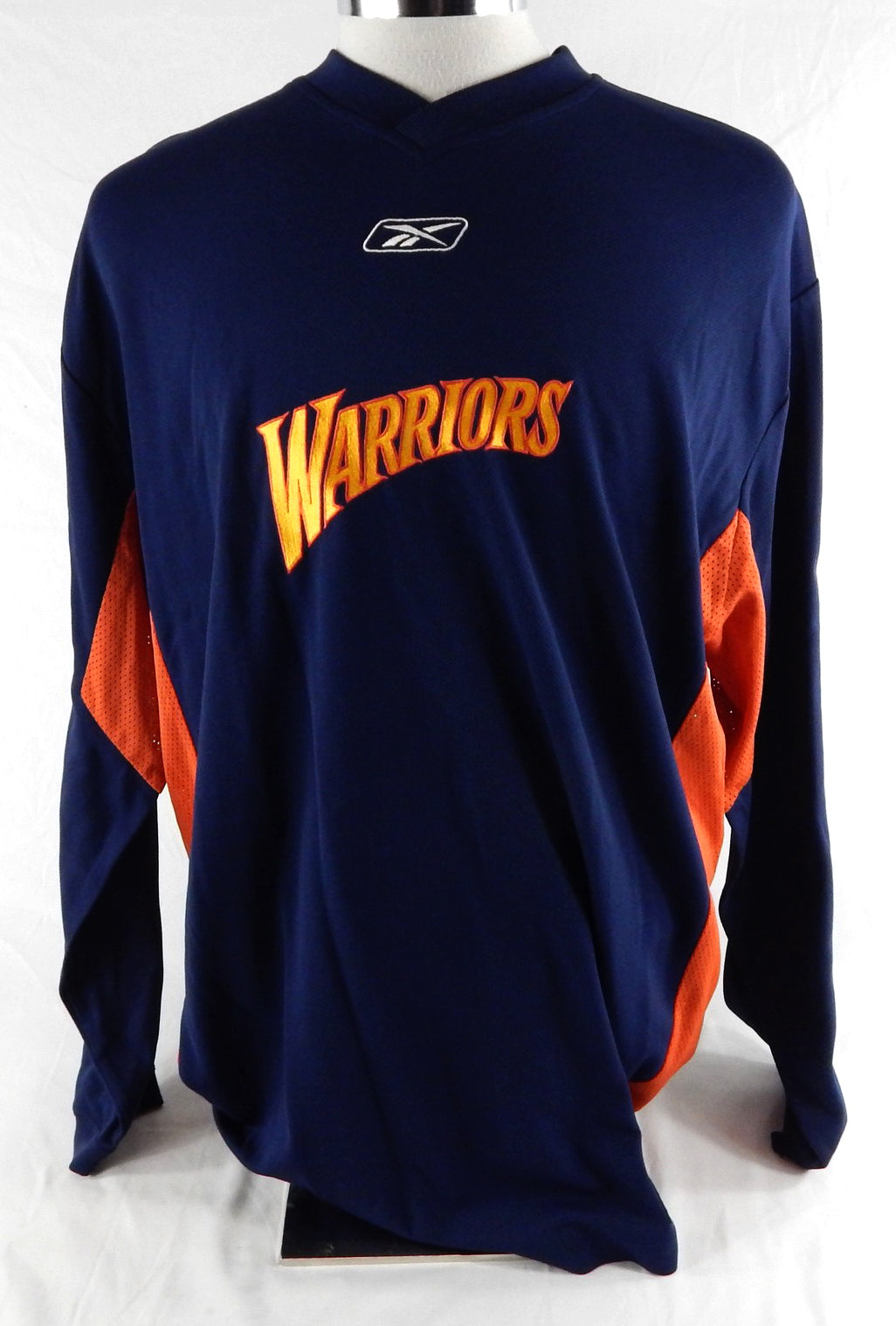 2004-05 Golden State Warriors #4 Game Used Navy Shooting Shirt XL DP95831