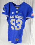 2015 Air Force Falcons #93 Game Used Blue Jersey Football M 010