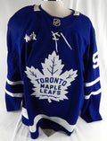 2021-22 Toronto Maple Leafs Tommy Miller #59 Game Issued Blue Jersey Milk P 58 0
