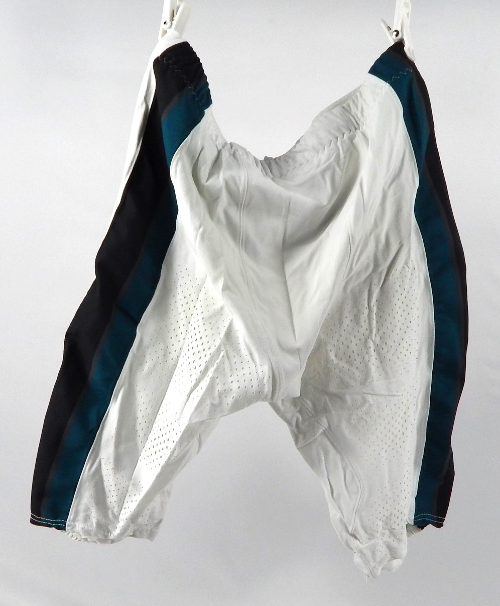 2023 Philadelphia Eagles Shaun Bradley #54 Game Used White Pants 38 DP83723 Pic2