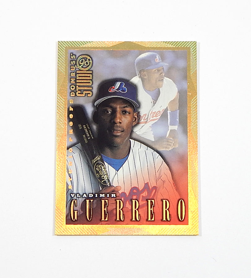 1998 Donruss Studio Gold Press Proof Vladimir Guerrero #162 /300