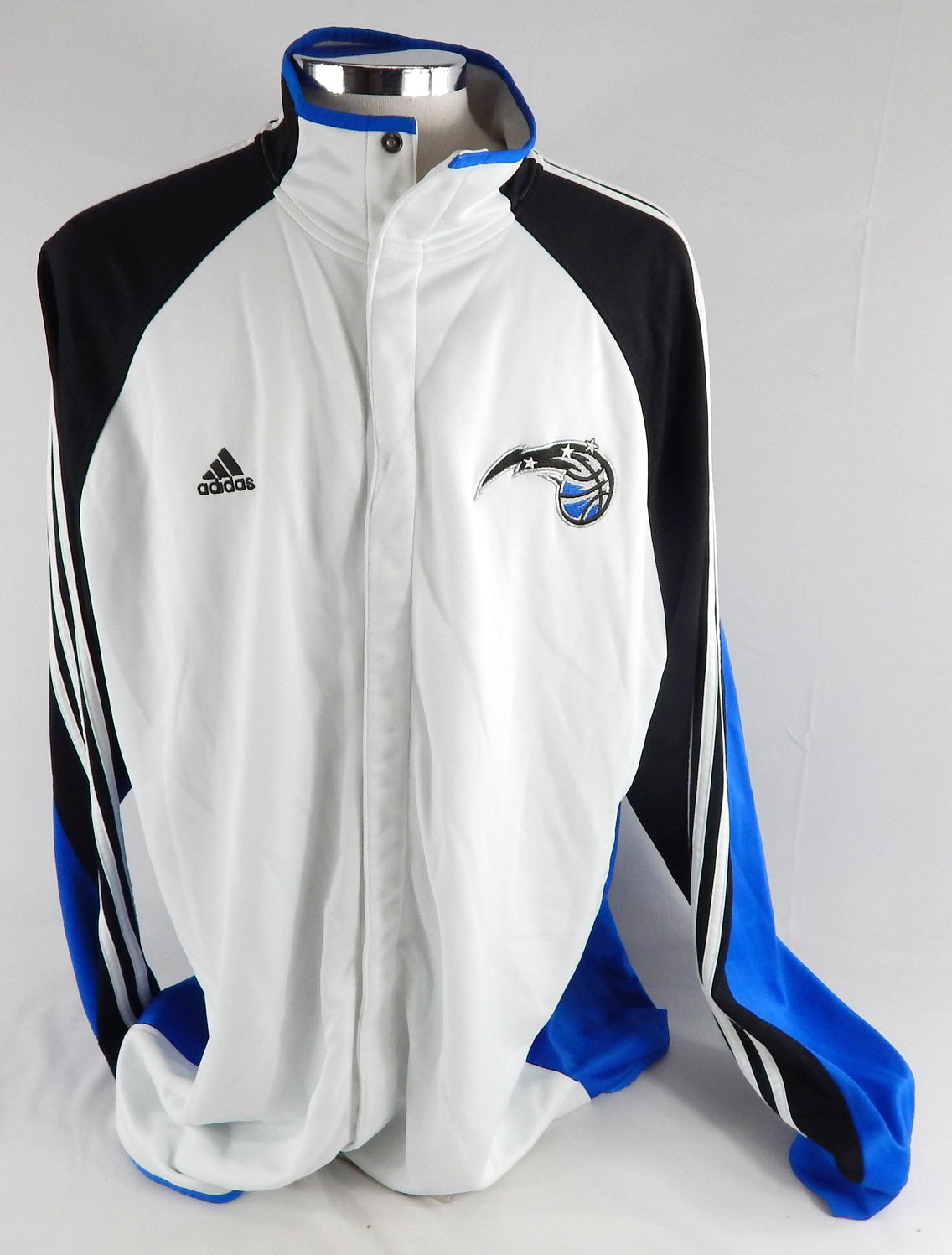 2009-10 Orlando Magic Matt Barnes #22 Game Used White Warm Up Jacket 3XL 805
