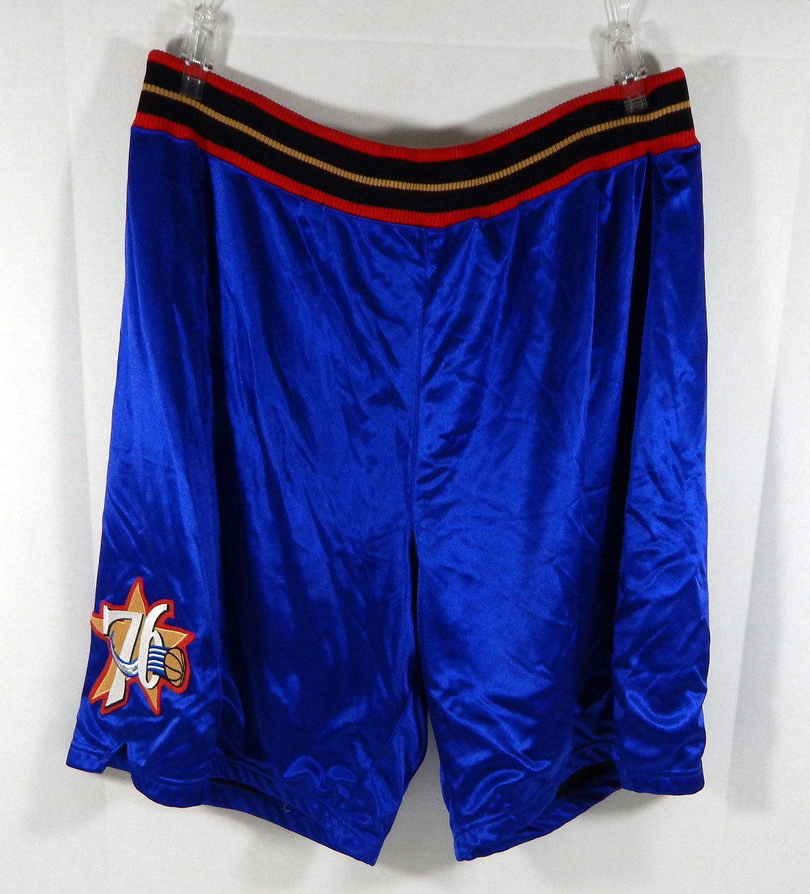 2004-05 Philadelphia 76ers Marc Jackson #25 Game Used Blue Shorts DP05001