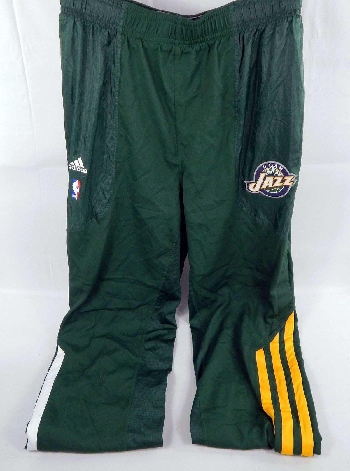 2011-12 Utah Jazz #33 Game Used Green Warm Up Pants 3XL 22