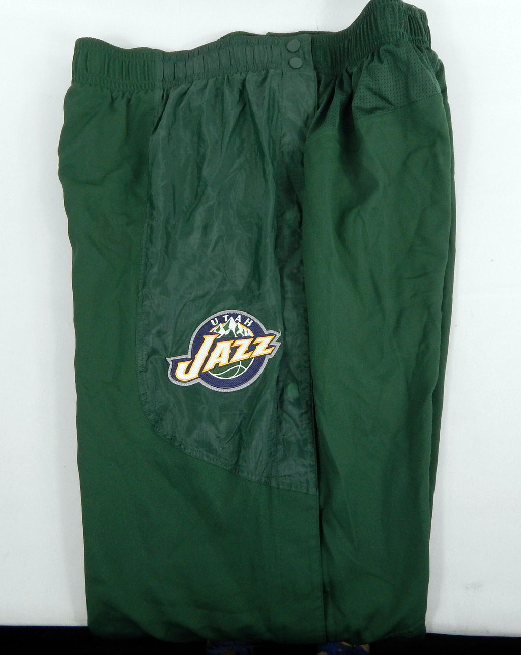 2011-12 Utah Jazz #33 Game Used Green Warm Up Pants 3XL 22 Pic2