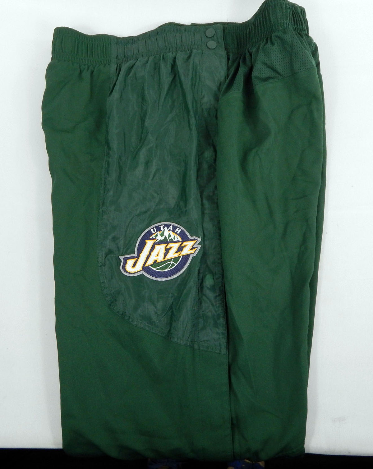 2011-12 Utah Jazz #33 Game Used Green Warm Up Pants 3XL 22 Pic2
