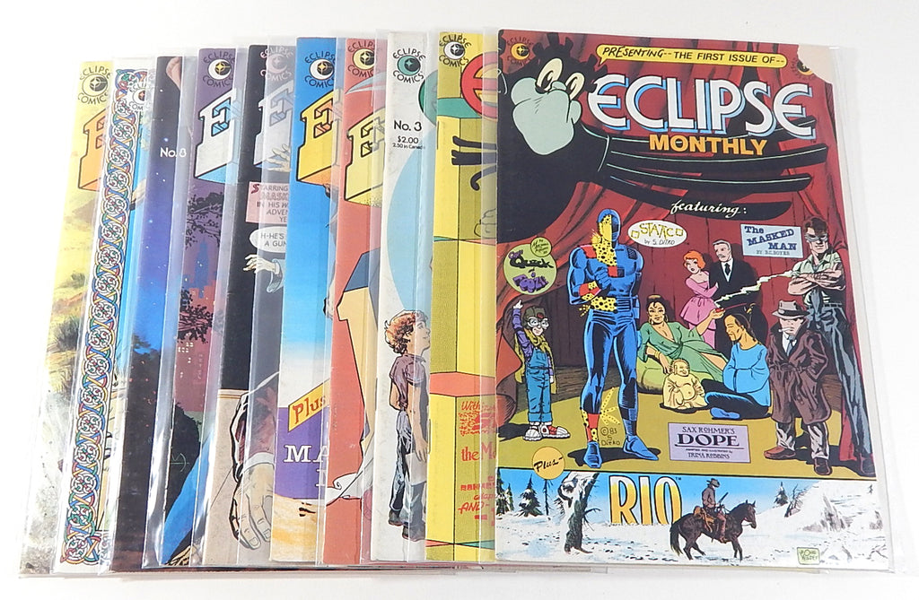 Eclipse Monthly #1-10 Complete Comic Book Set Run Eclipse Comics 1983 Ditko