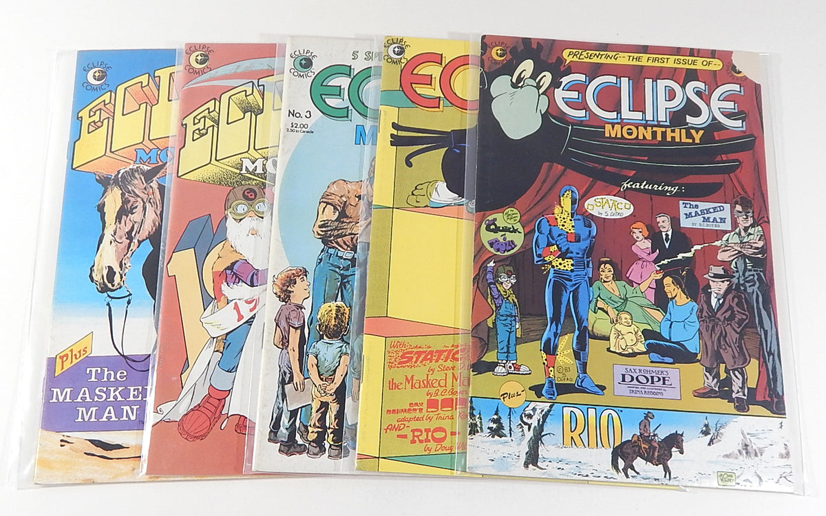 Eclipse Monthly #1-10 Complete Comic Book Set Run Eclipse Comics 1983 Ditko Pic2