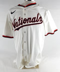 2025 Washington Nationals Andrew Knizner #9 Game Issued White Jersey 46 732