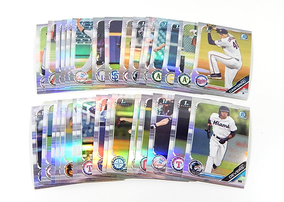 Lot of (69) 2019 Bowman Chrome Draft Baseball Refractors Avg Nm/Mt Pic2