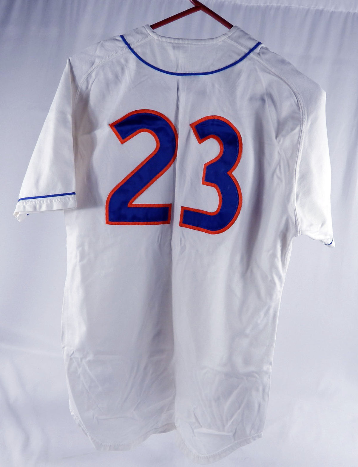 2000's Boise State Broncos #23 Game Used White Jersey Softball L 012 Pic2