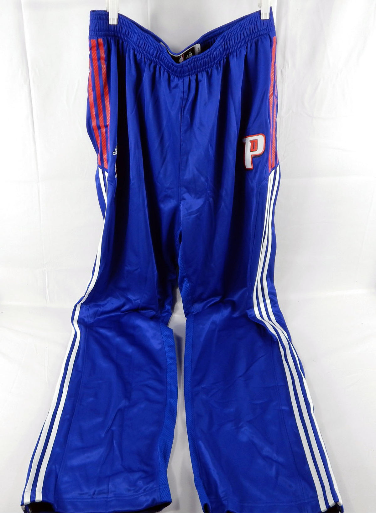 2010-11 Detroit Pistons Game Issued Blue Warm Up Pants 4XL 976