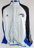 2009-10 Orlando Magic Rashard Lewis #9 Game Used White Warm Up Jacket 3XL 807
