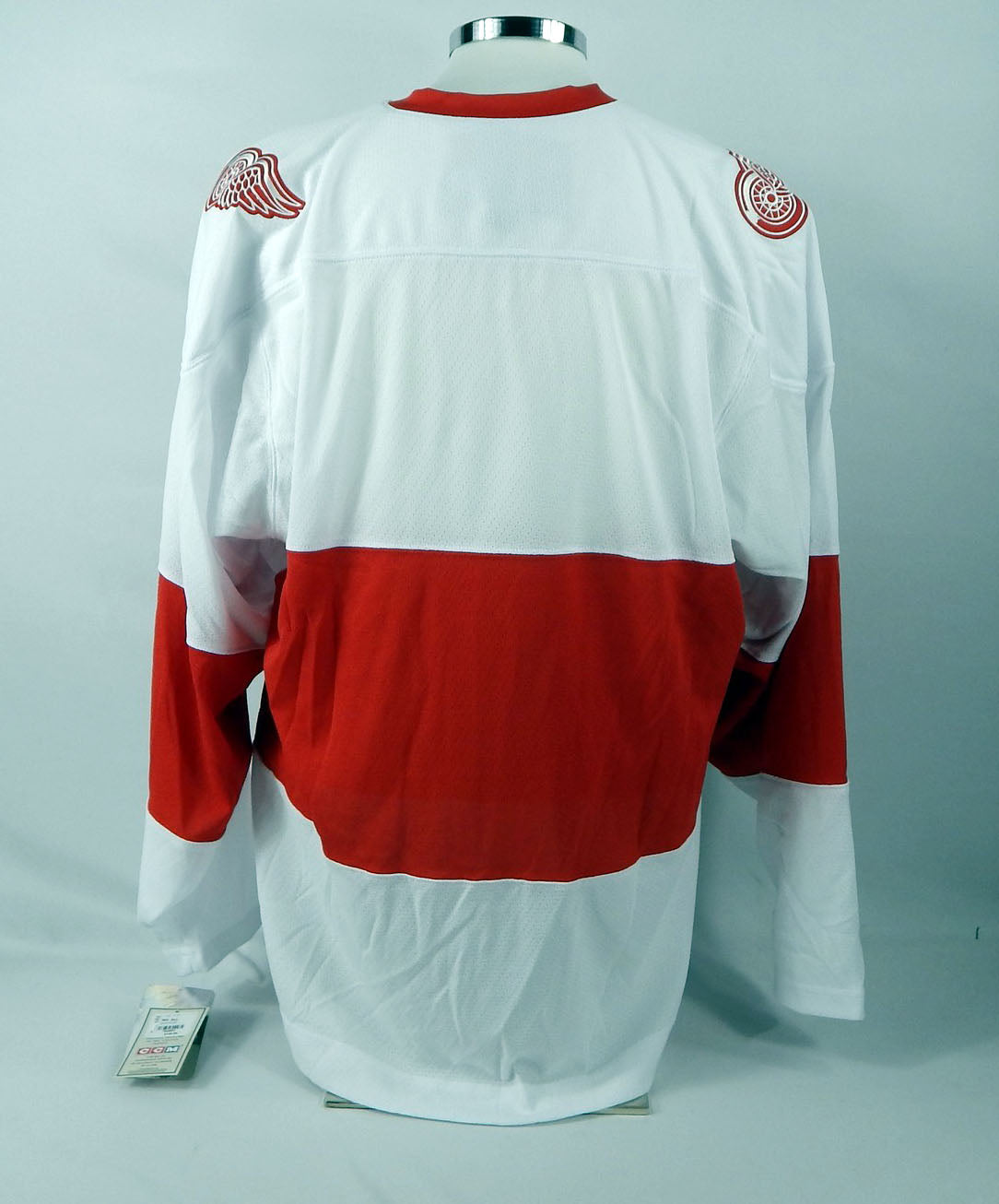 New Men Detroit Red Wings Blank # Authentic White Jersey CCM Team Classics M 5S Pic2