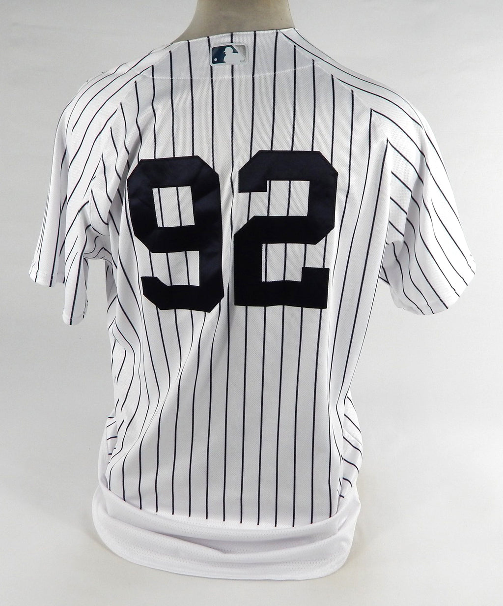 New York Yankees Matt Krook #92 Game Issued White Jersey 46 DP73914
