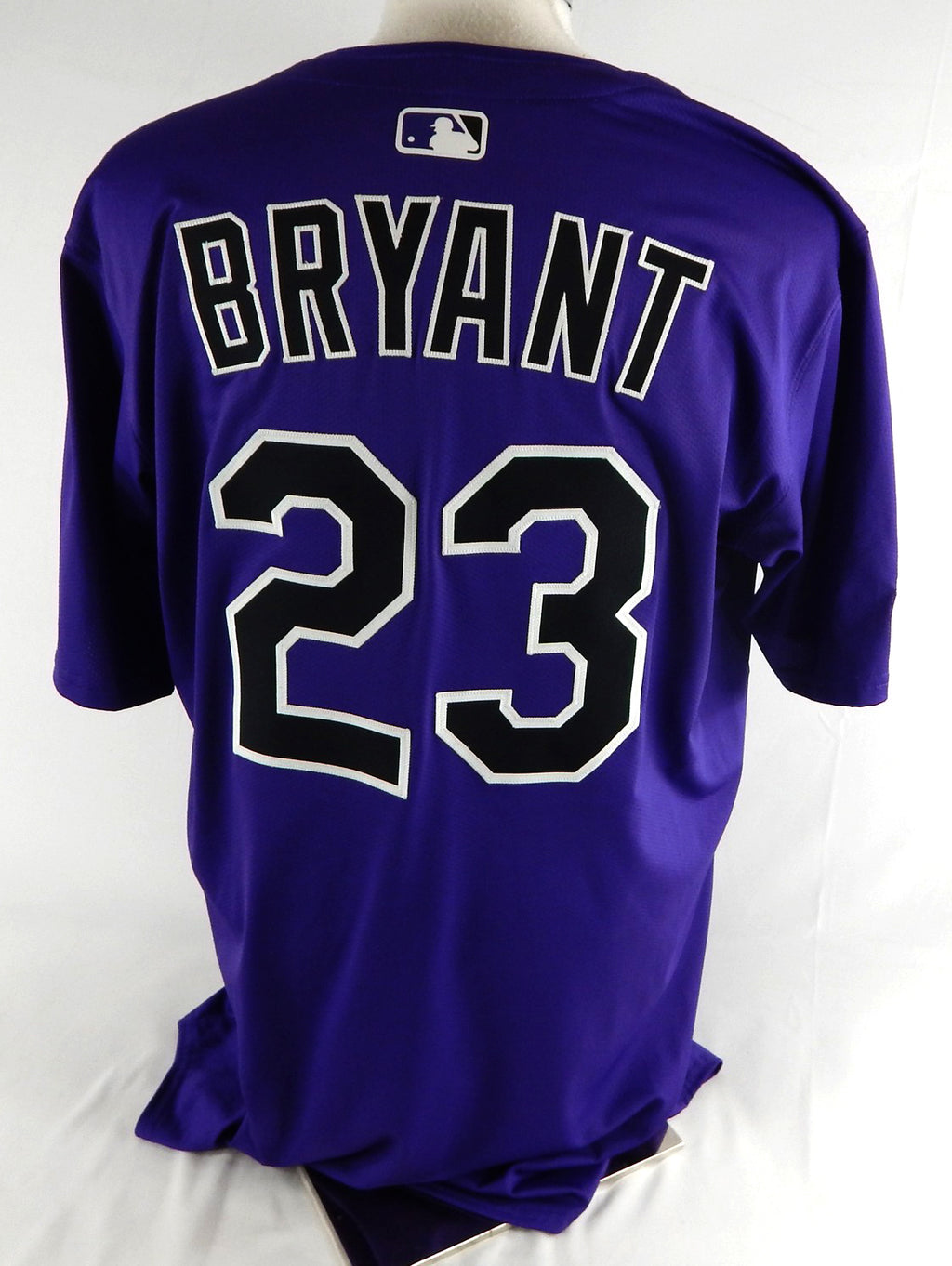 2025 Colorado Rockies Kris Bryant #23 Game Issued Purple Jersey 46 739 Pic2