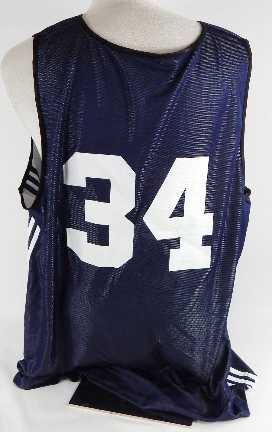 2009-10 Utah Jazz CJ Miles #34 Game Issued Navy Practice Jersey 754 Pic2