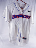 2000's Boise State Broncos #15 Game Used White Jersey Softball XL 016
