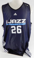 2009-10 Utah Jazz Kyle Korver #26 Game Issued Navy Practice Jersey XL 755