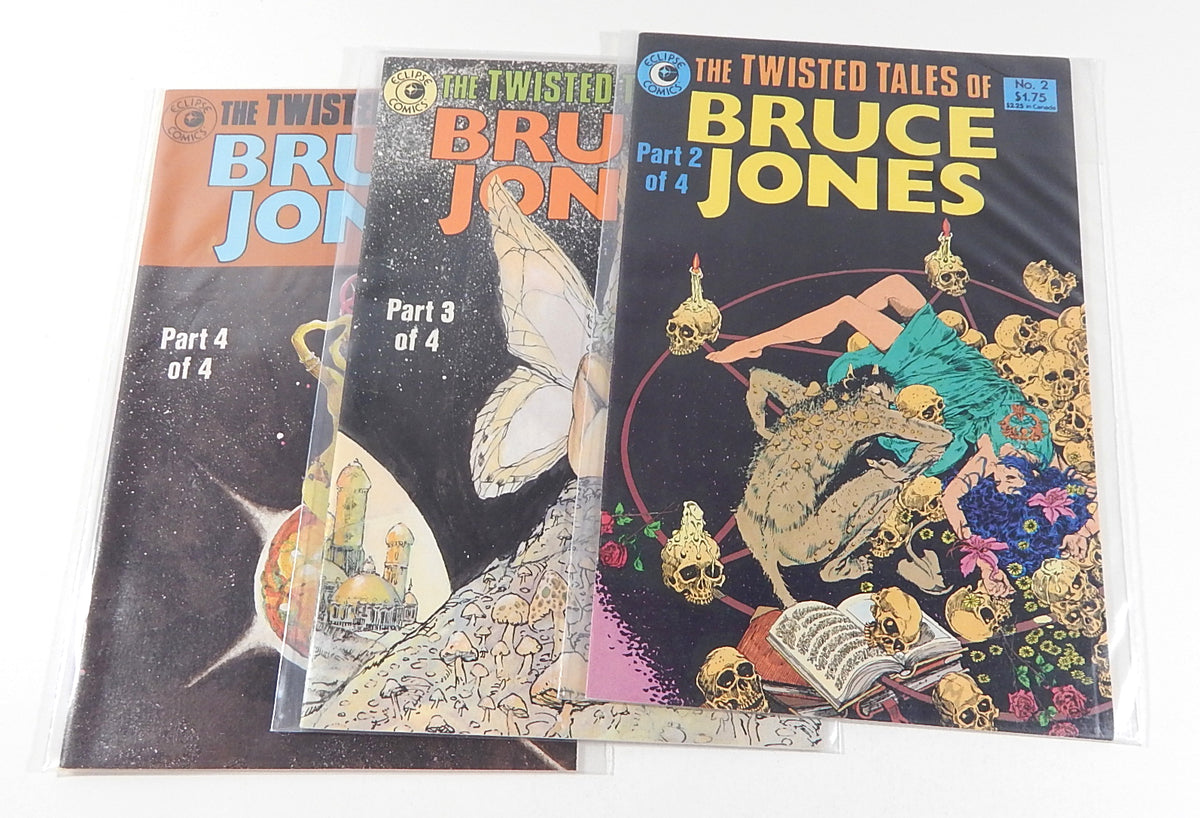 The Twisted Tales of Bruce Jones #1-4 Complete Comic Full Set Eclipse 1986 Pic2