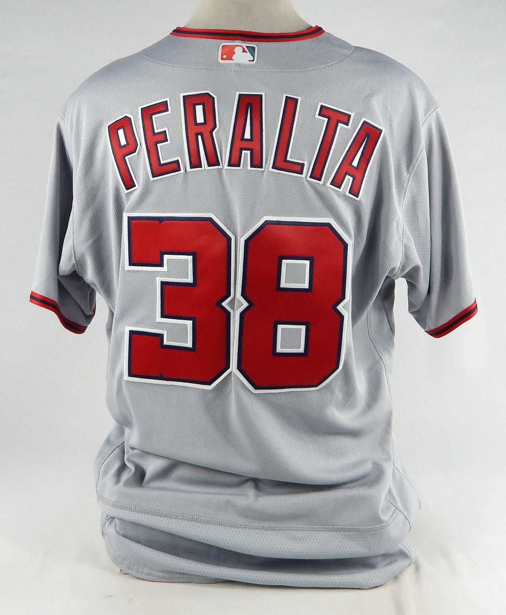Washington Nationals Wily Peralta #38 Game Issued Grey Jersey 50 139 2023 Pic2