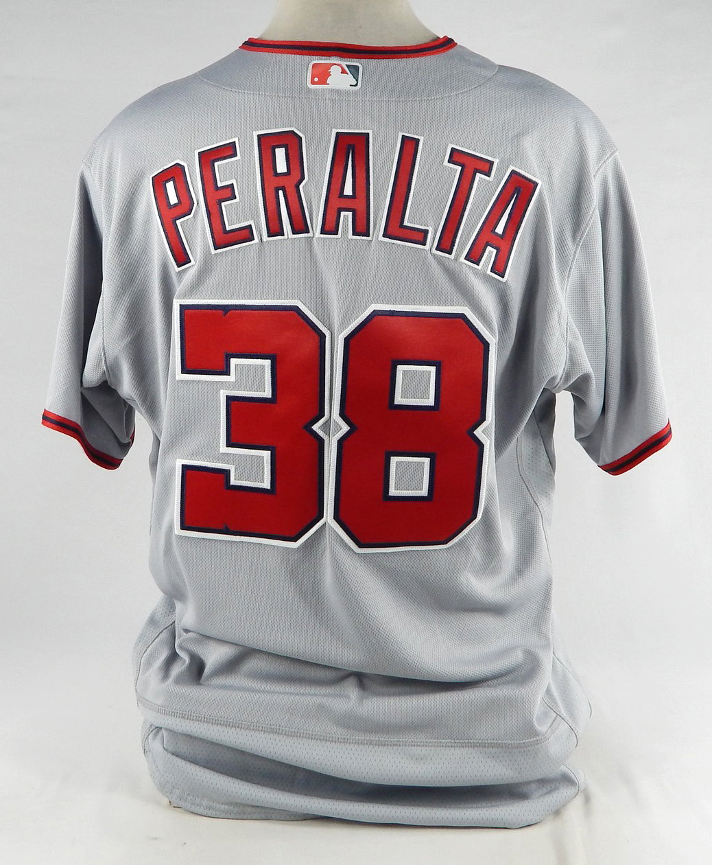 Washington Nationals Wily Peralta #38 Game Issued Grey Jersey 50 139 2023 Pic2