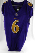 2024 Baltimore Ravens Anthony Miller #6 Game Issued Purple Jersey Color Rush 0