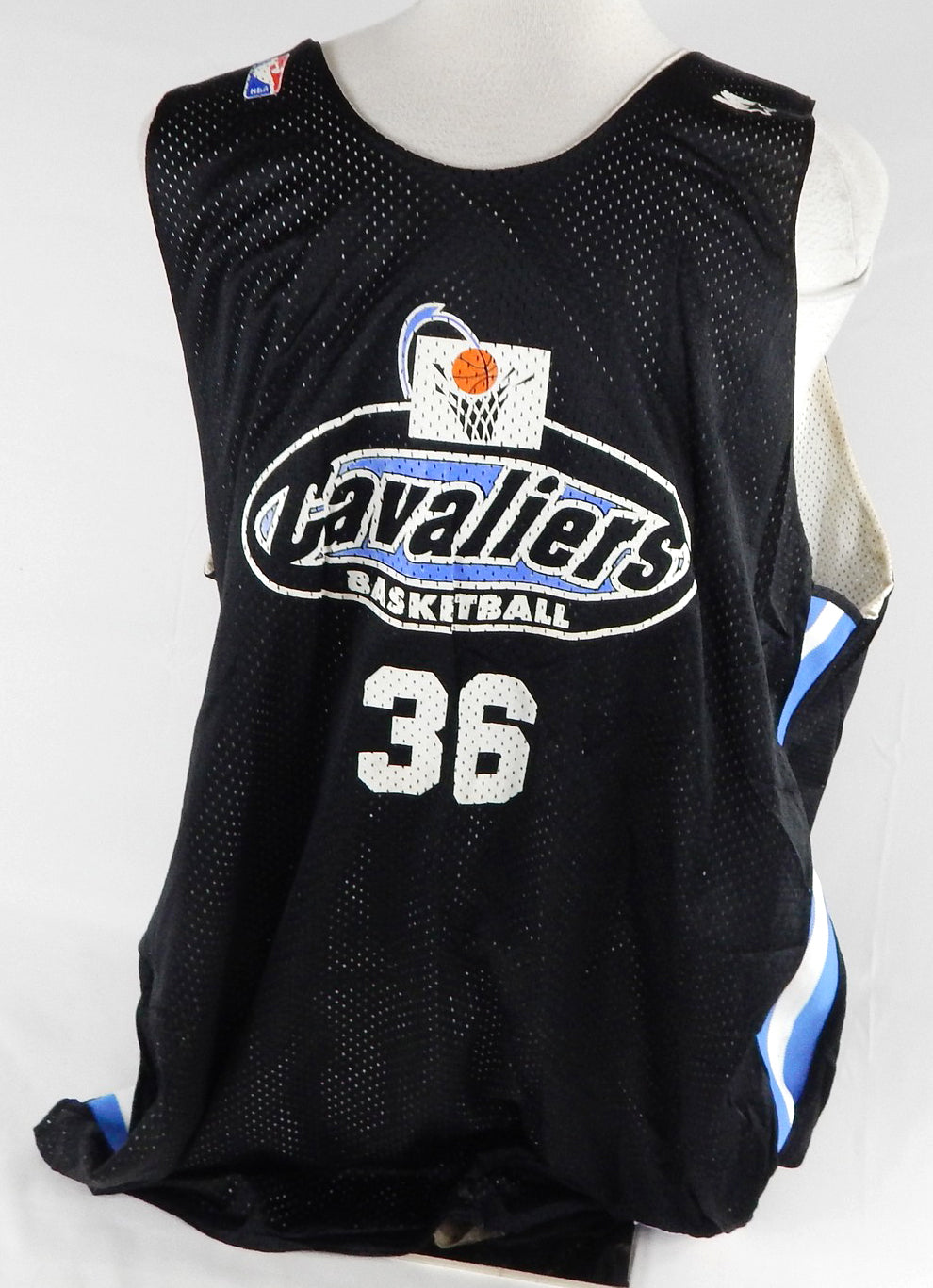 1997-99 Cleveland Cavaliers #36 Game Issued Black Practice Jersey 3XL 809